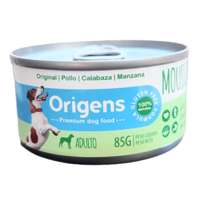 image Origens Perro Adulto Mousse Pollo Calabaza Manzana 85g