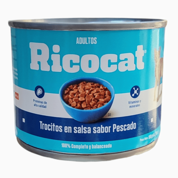 Ricocat Adultos Trocitos En Salsa Pescado 190g