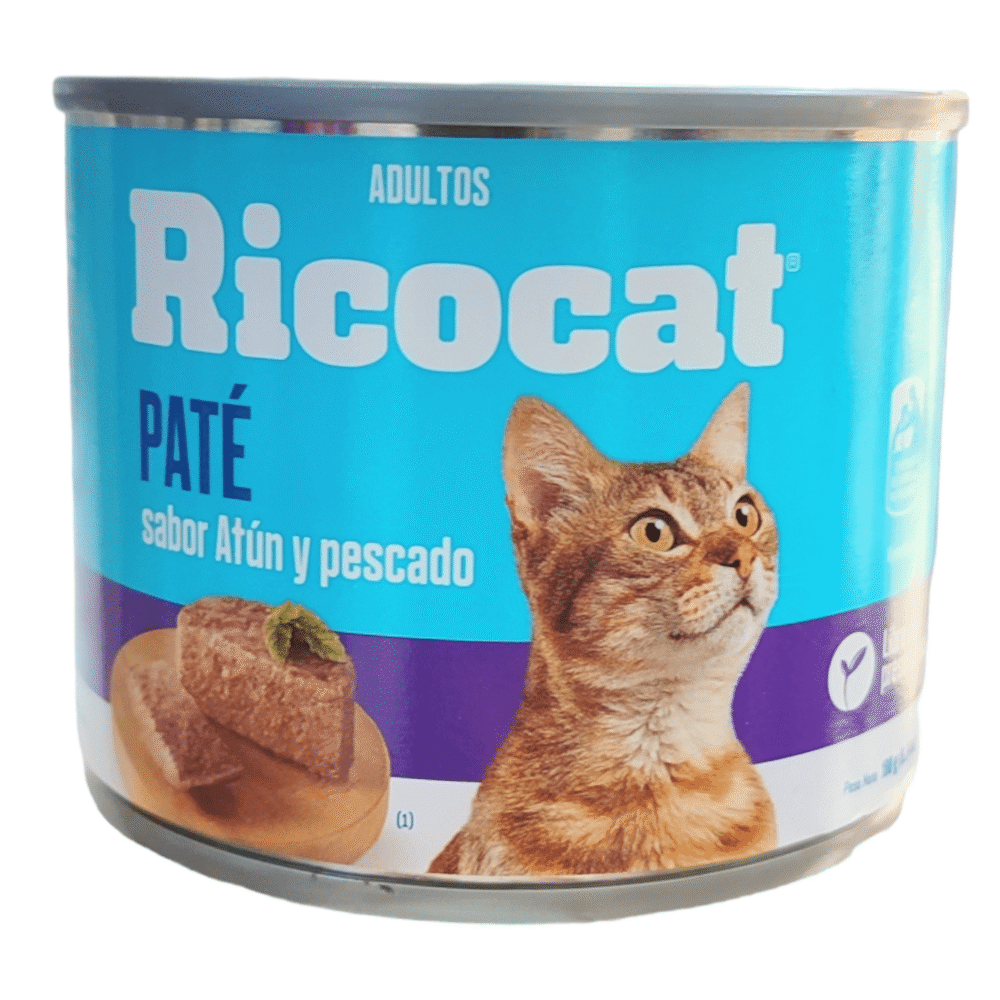 Ricocat Adultos Paté Atún Y Pescado 180g