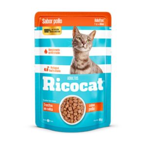 Ricocat Adultos Trocitos Pollo Pouch 85g