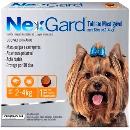 Nexgard 11.3 Mg 2-4 Kg X 1 Tab Suelta
