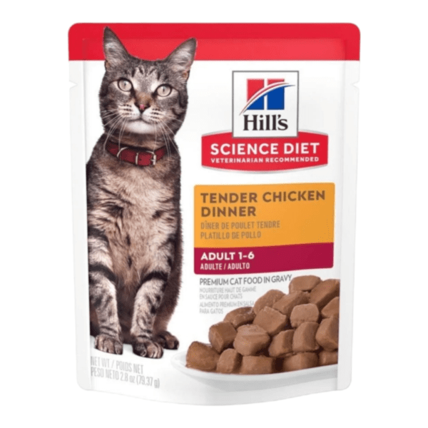 Hills SD Feline Adult Tender Chicken Pouch 79g