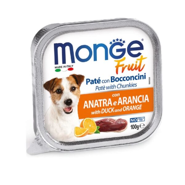 X_fruit-pato-y-naranja3965 Monge Canine Fruit Pato y Naranja 100g