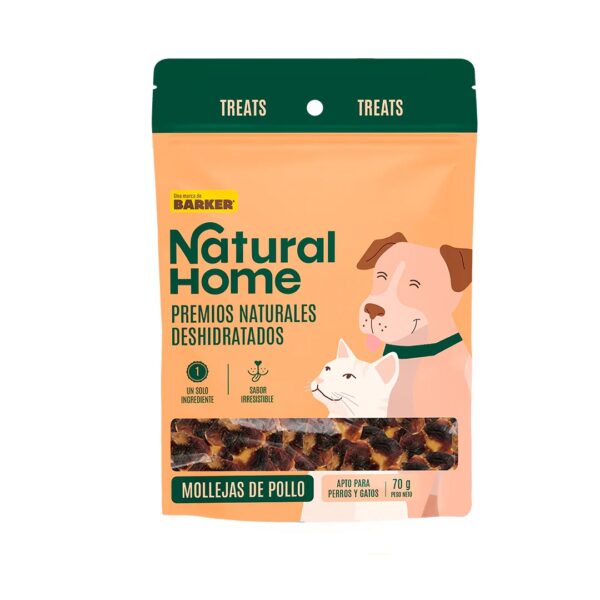 Natural Home Treats Molleja De Pollo 70g