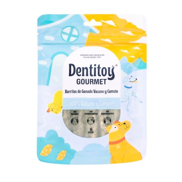 CAMOTE Dentitoy Gourmet Ganado Vacuno Y Camote X6