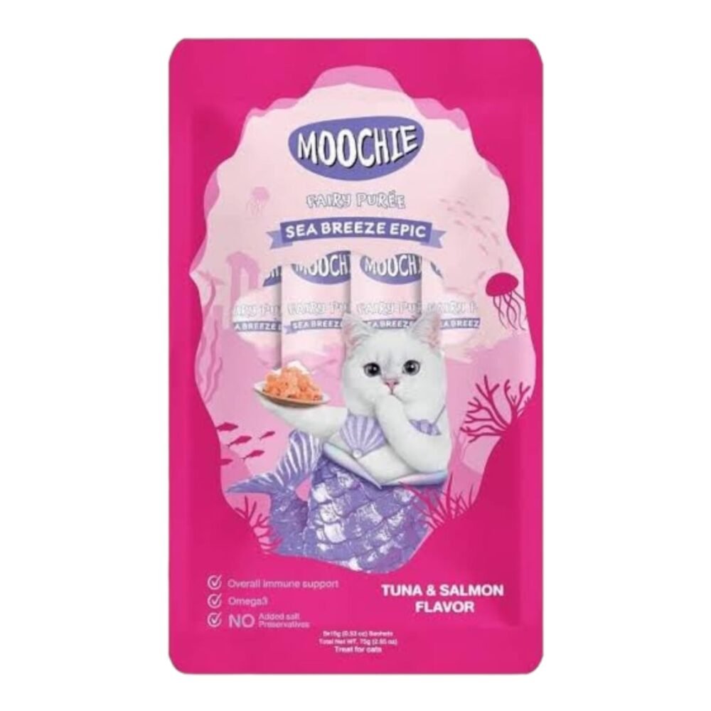 Moochie Cat Atun Y Salmón X 5 Sachets