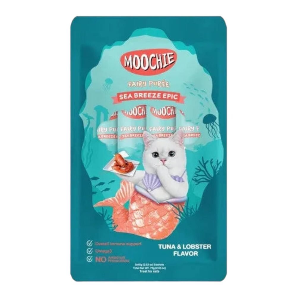 Moochie Cat Atun Y Langosta X 5 Sachets