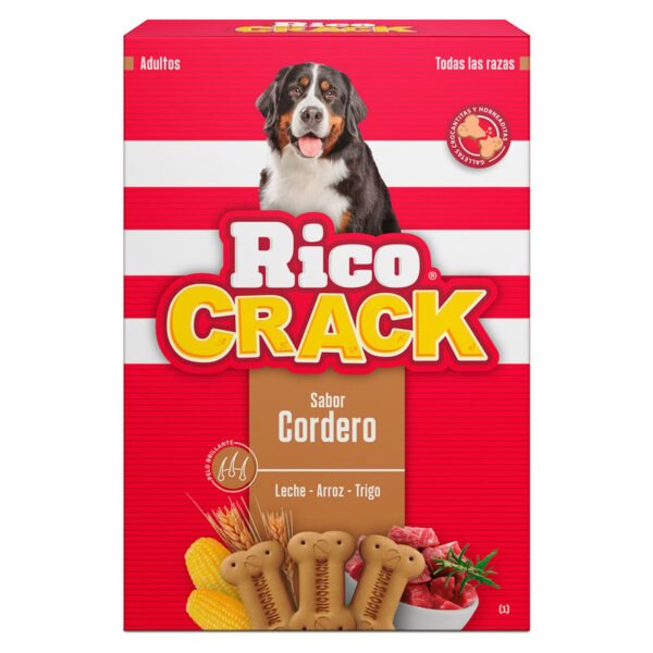 cordero Galletas Ricocrack Multisabores Adulto Caja 200g