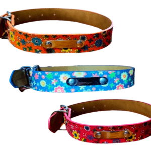 Collar De Flores Escarchado Talla L