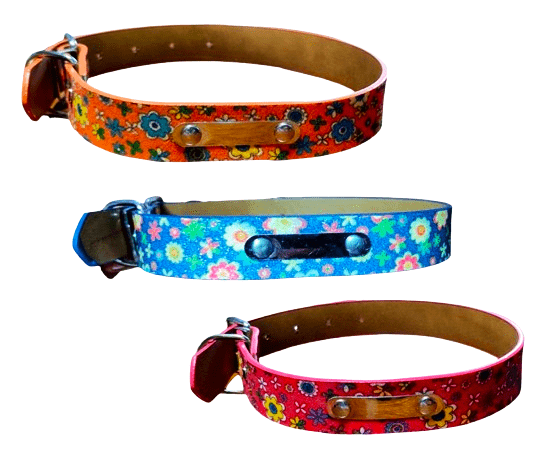 Collar De Flores Escarchado Talla L