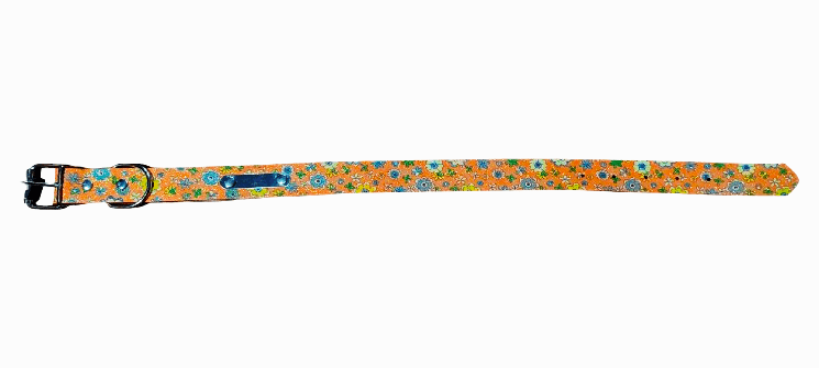 Collar De Flores Escarchado Talla L