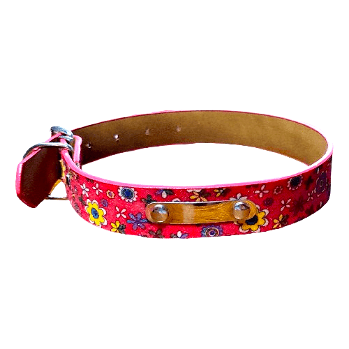 Collar De Flores Escarchado Talla L