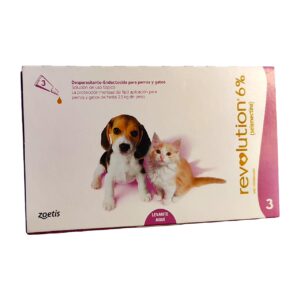 Zoetis Revolution Antipulgas Perros Y Gatos Hasta 2.5 Kg X 1un.