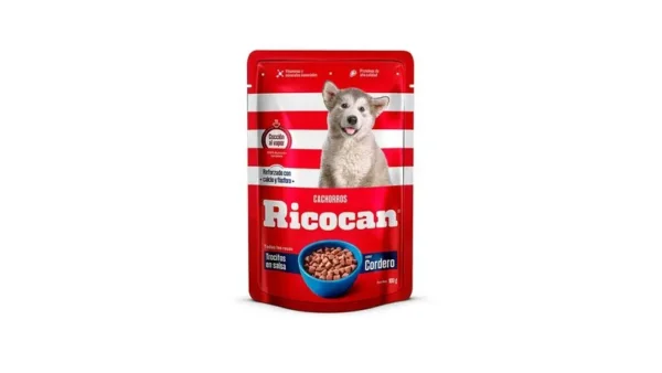 Ricocan Cachorros Trocitos Cordero Pouch 100g