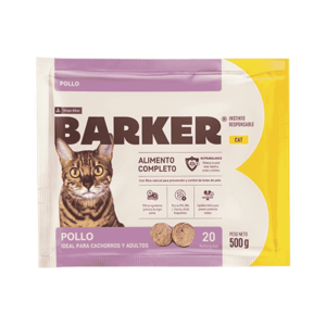 Barker Cat Hamburguesas Pollo 500g