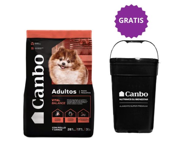 NARANJA GRATIS Canbo Vital Balance Adulto Pollo Razas Pequeñas 7Kg