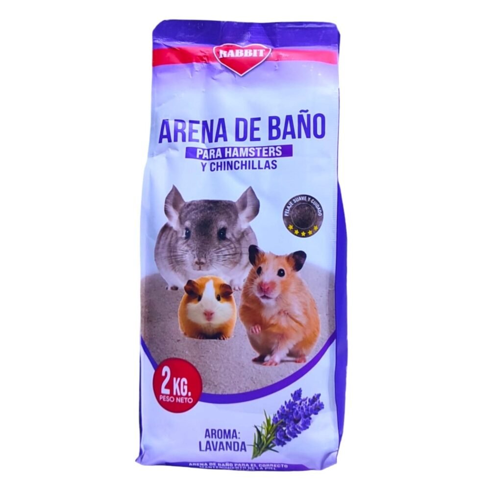 Arena de Baño para Hamster 2Kg