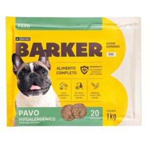 Barker Hamburguesas Pavo Hipoalergénico 1Kg