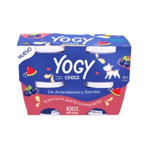 Pack x4 Barker Yogy Arándanos y Sandía 100g