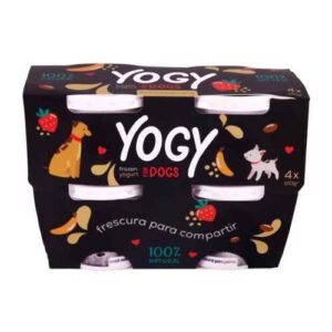 Pack x4 Barker Yogy Fresa y Plátano 100g