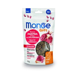 Monge Gift Meat Minis Sterilised Cat Pato y Granada 50g