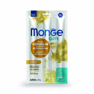 Monge Gift Sticks Immunity Support Dog Conejo+Betaglucanos 45g