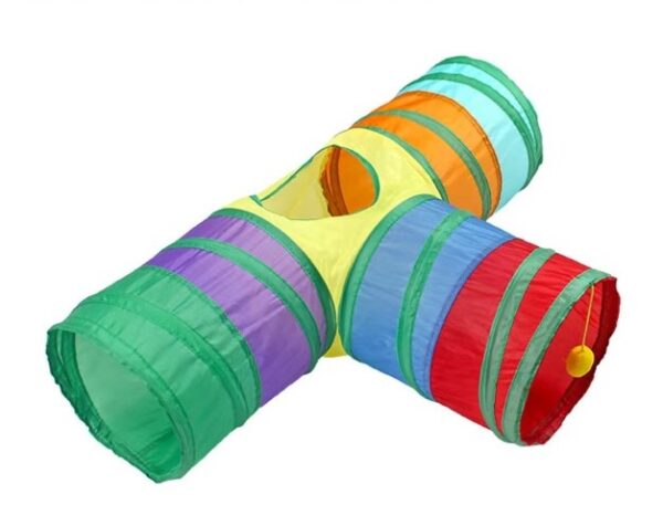 Tunel Pegable 3 Salidas para Gatos