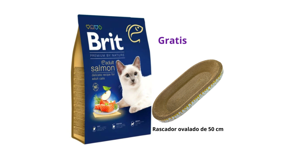 Brit Premium By Nature Cat Adult Salmón 8kg
