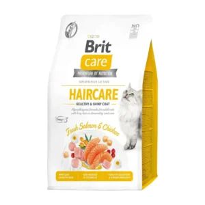 Brit Care Cat Haircare Healthy & Shiny Coat - Salmón & Chicken