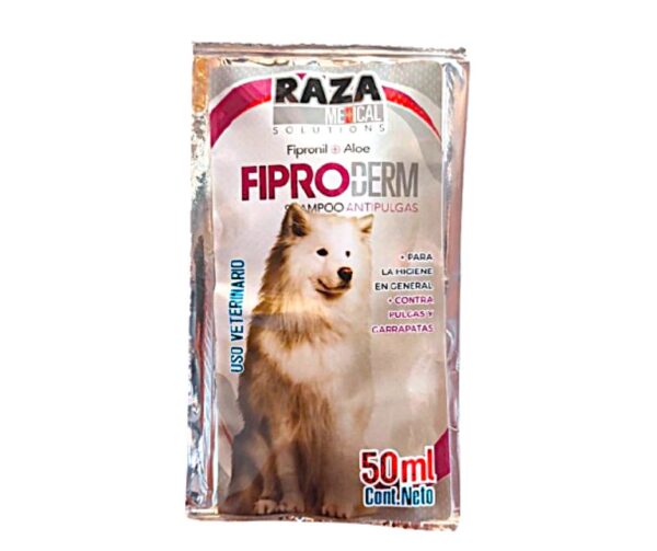 Fiproderm Shampoo Antipulgas Sachet 50ml