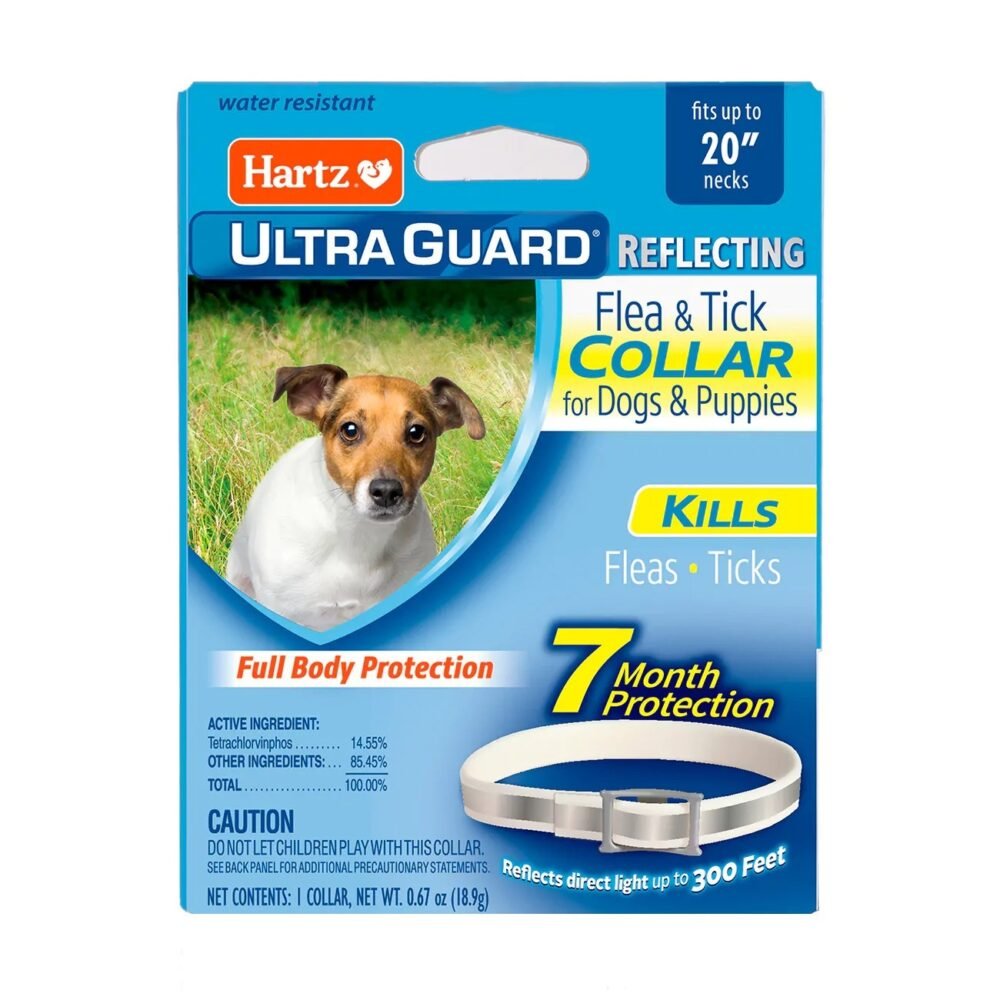Hartz Ultra Guard Collar Reflecting Antipulgas para Perros Pequeños