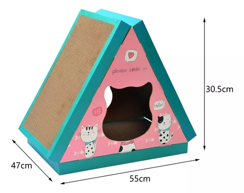 Rascador Triangular de Cartón