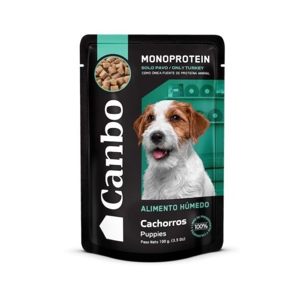 Canbo Monoprotein Cachorro Pavo Pouch 100g