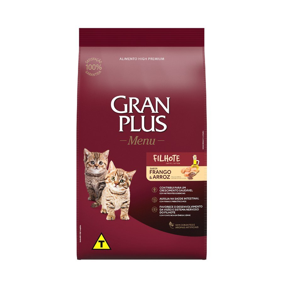 GATITO Gran Plus Menú Gato Cachorro Pollo Y Arroz