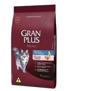 Gran Plus Menú Gato Adulto Castrado Salmón Y Arroz 3Kg