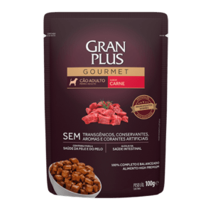 Gran Plus Gourmet Perro Adulto Carne Pouch 100g