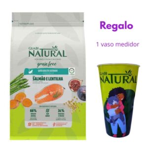 Gratis Guabi Natural Grain Free Gatos Adultos Castrados Salmón y Lenteja 1.5Kg