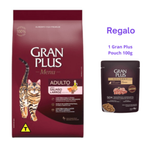 Gran Plus Menú Gato Adulto Salmón Y Arroz 3Kg