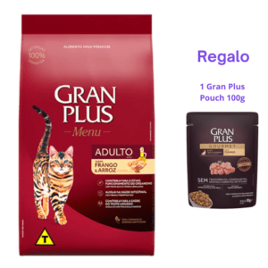 Gran Plus Menú Gato Adulto Pollo Y Arroz 3Kg