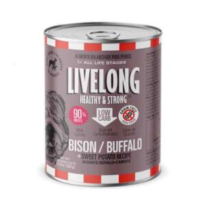 bisonte Livelong Dog Bisonte+Camote 362g