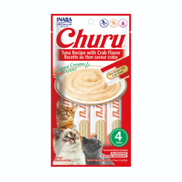 Churu Cat Atún Cangrejo 4 Tubos
