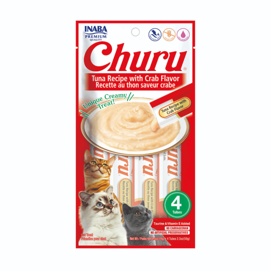 Churu Cat Atún Cangrejo 14g x 4 Tubos