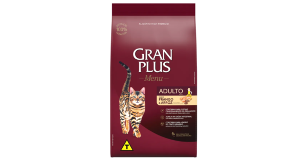 gp menu gato Gran Plus Menú Gato Adulto Pollo Y Arroz 3Kg