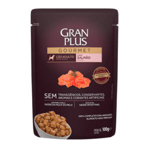 Gran Plus Gourmet Perro Adulto Salmón Pouch 100g