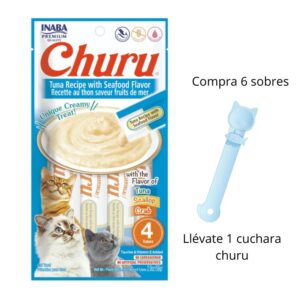 Churu Cat Atún y Sabores Marinos x 4 Tubos