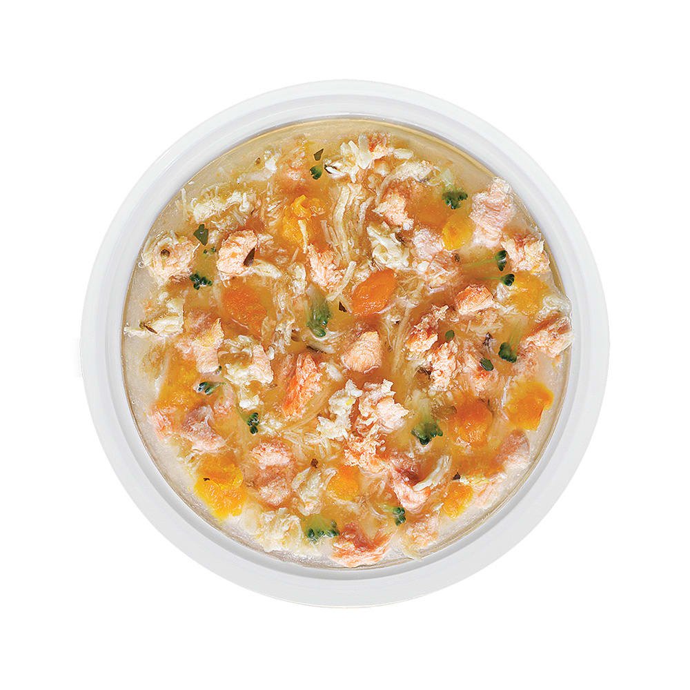 sopa Guabi Natural Sachet Gato Castrado Grain free Pollo, Salmón y Vegetales 85g