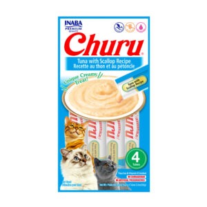 Churu Cat Atún y Vieira 4 Tubos