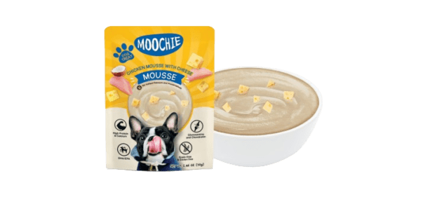 gf Moochie Mousse Dog Pollo y Queso 70g
