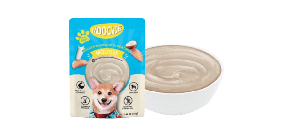 hhh Moochie Mousse Dog Pollo con Leche de Cabra 70g
