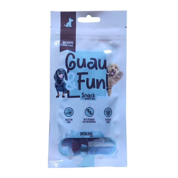 Guau Fun Snack Tiras de Pato